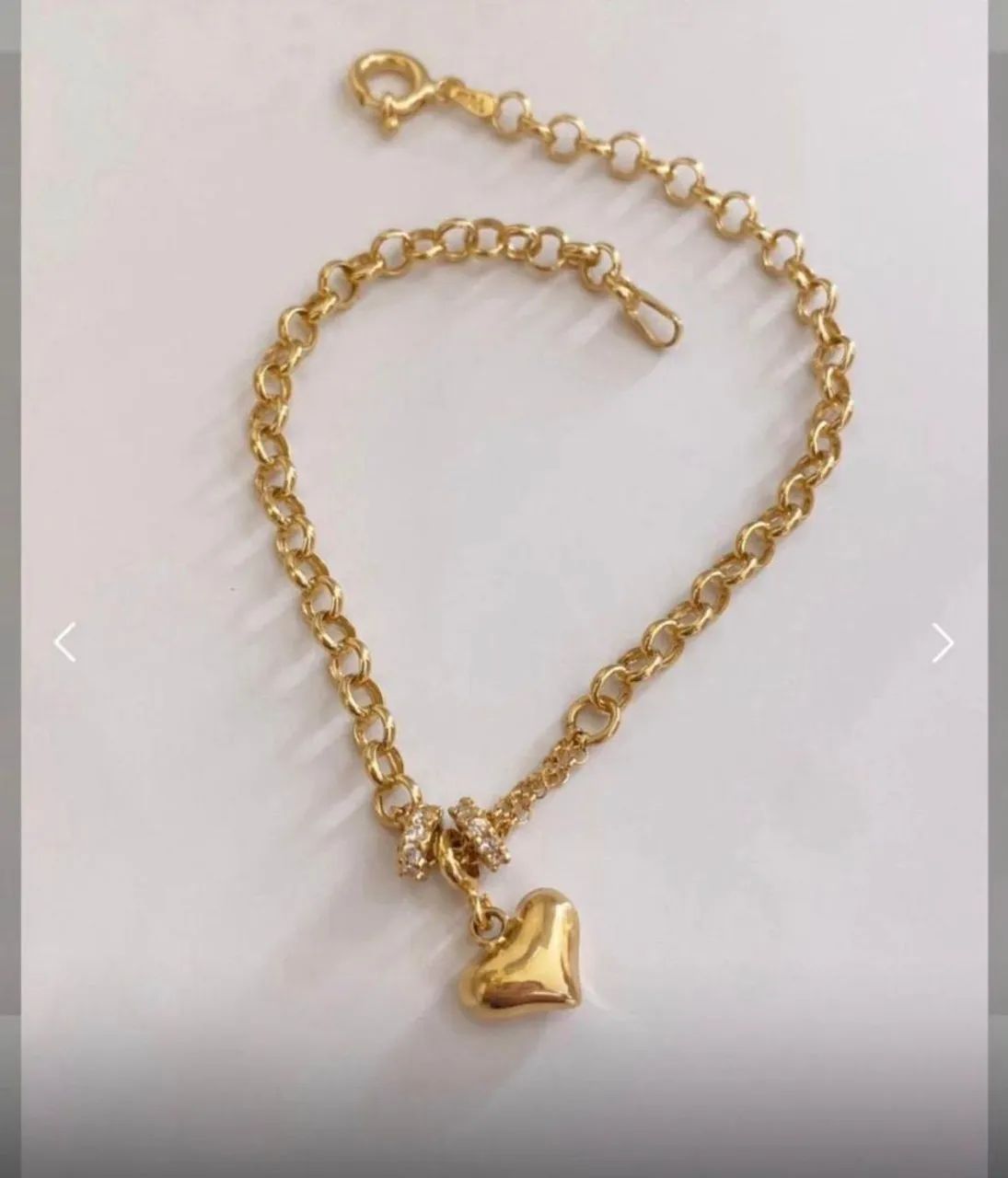 Pulseira feminina de ouro  - Foto 2