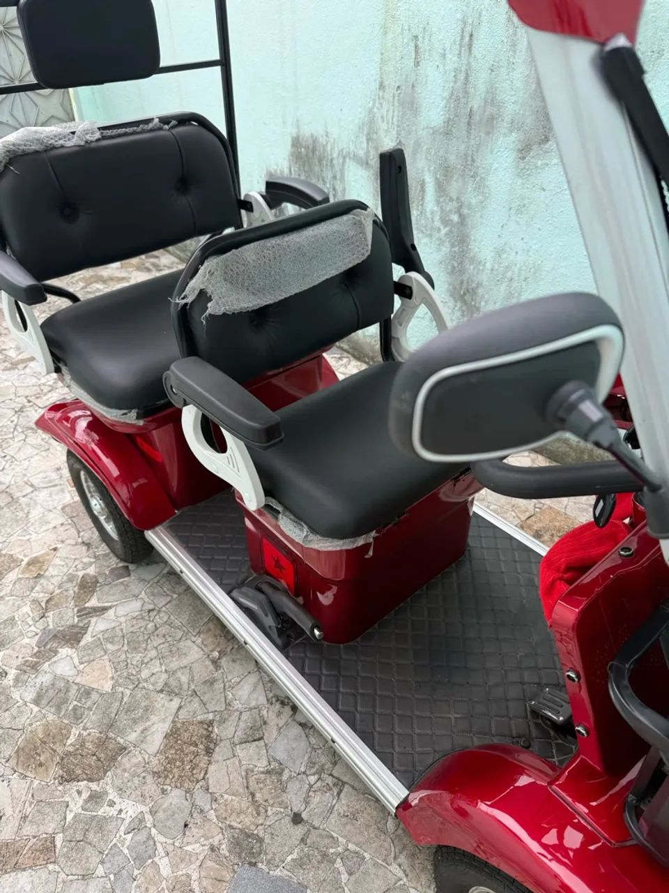 Quadriciclo Elétrico Capota, Autopropelido e 6m de uso - Foto 4