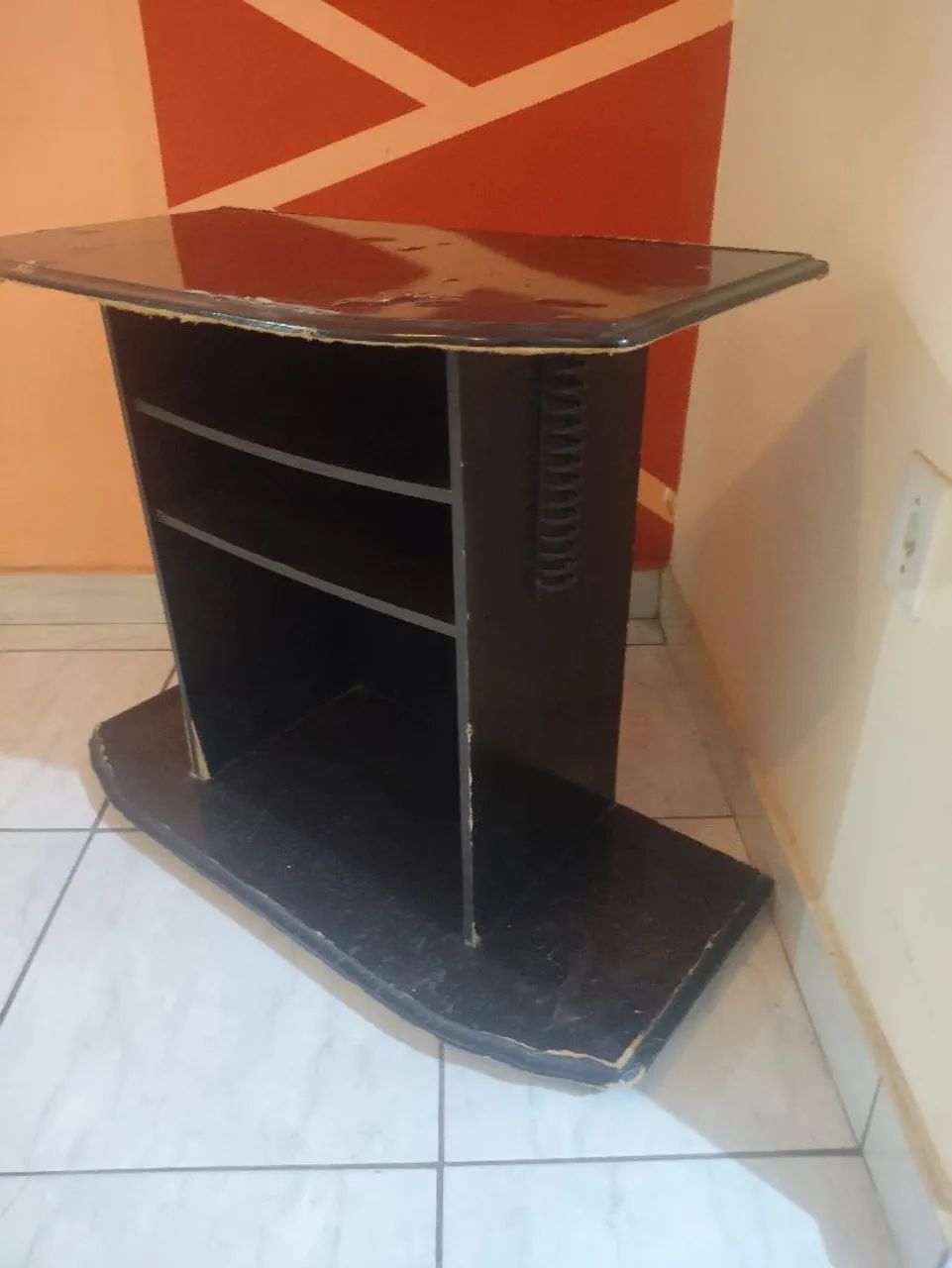 DOAÇÃO ? Rack / Mesa para TV, Preto - Foto 3