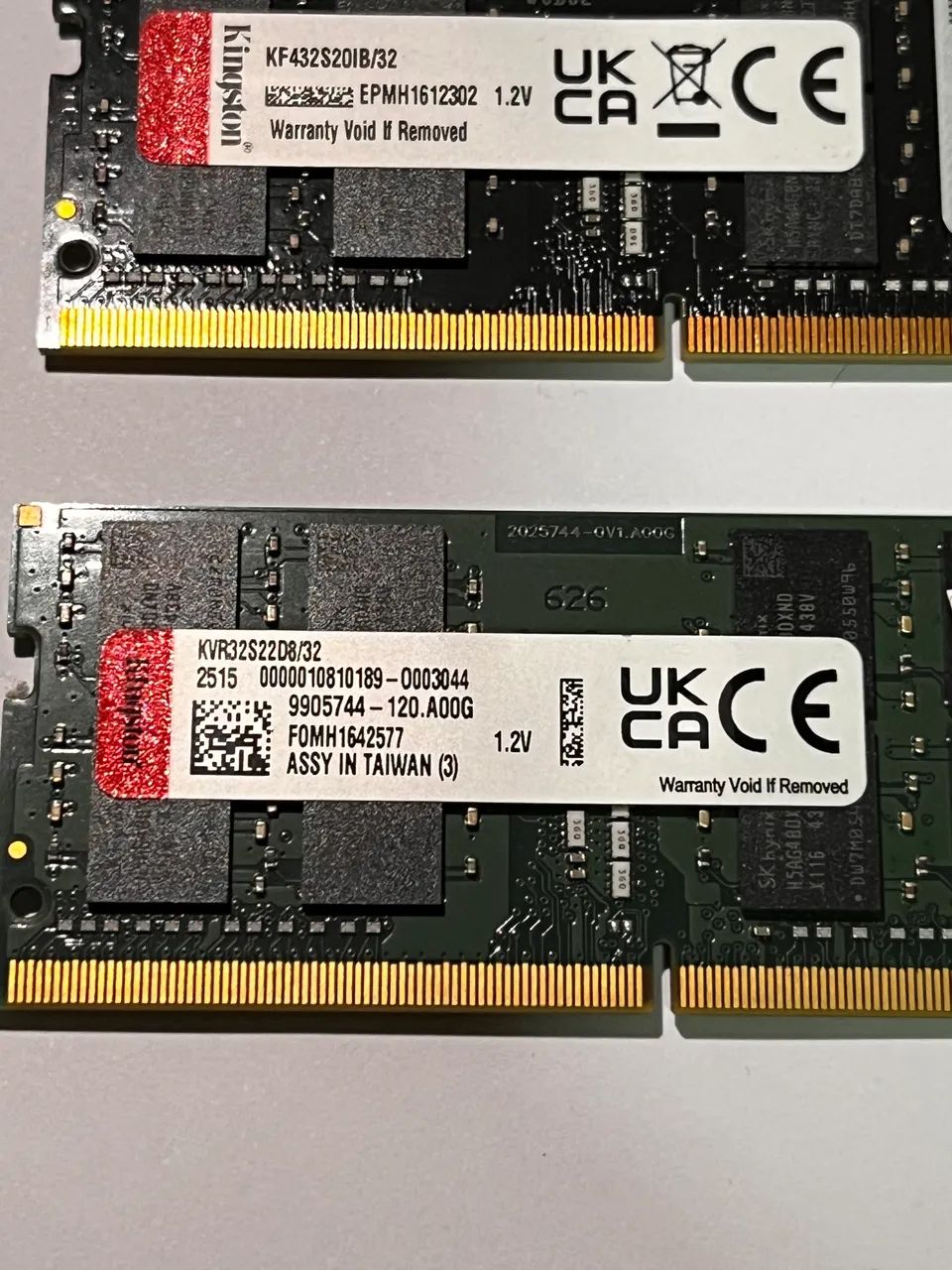 Memória RAM ddr4 32GB Notebook