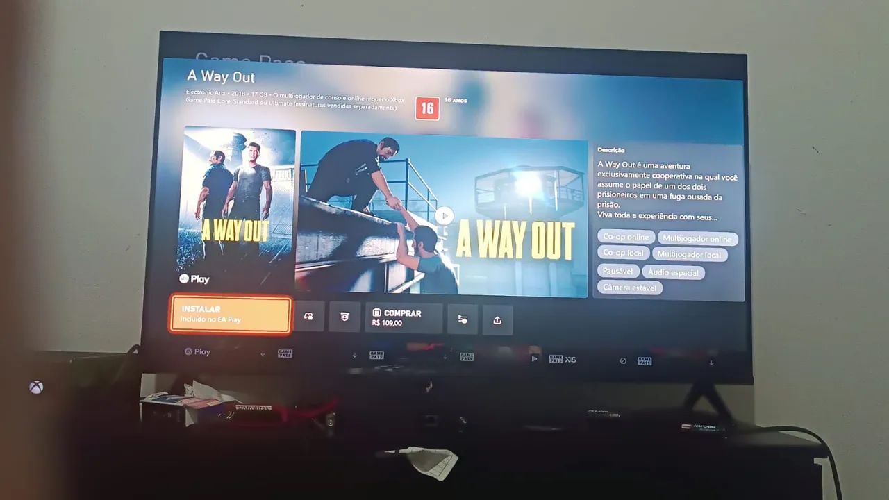 Xbox one + pilhas recarregáveis - Foto 5