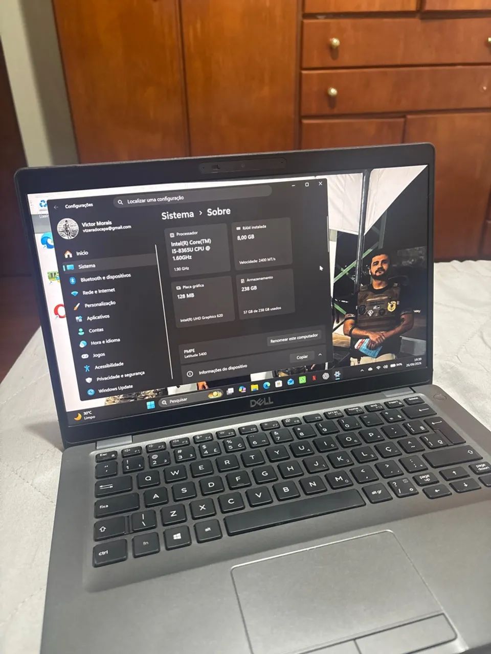 Notebook DELL seminovo 5 meses de uso 