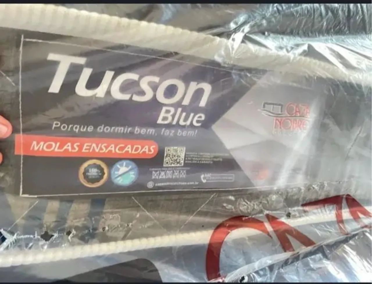 Cama Box Casal cama e base  Nova Nunca Usada - Confortável e de Excelente Qualidade - Foto 3