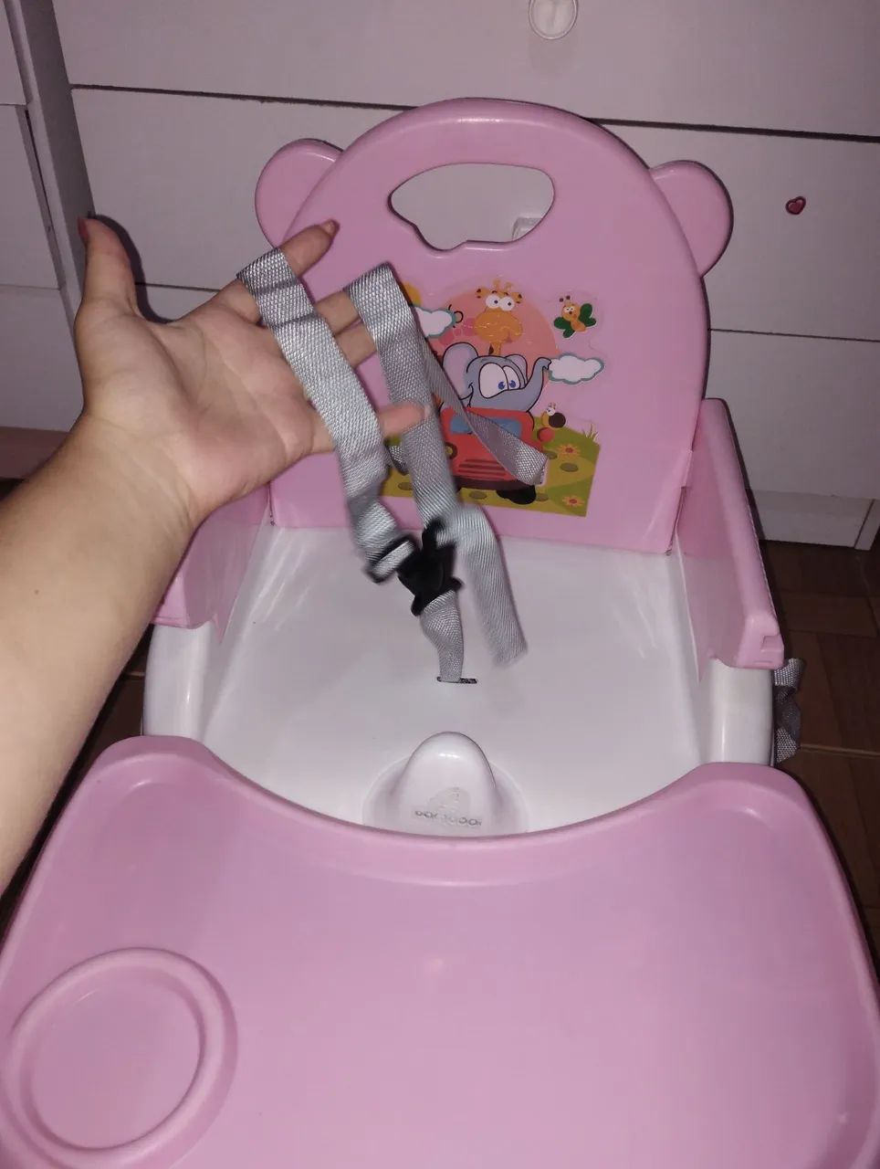 Cadeira de alimentação infantil menina  - Foto 3