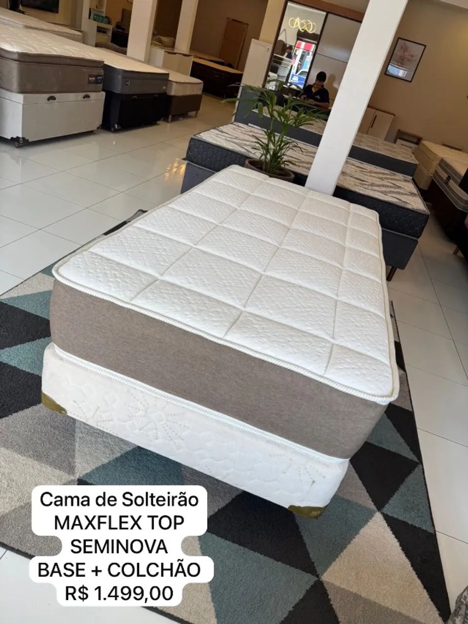 Cama de Solteiro 2 x 1 MAXFLEX TOP - Entrego!  - Foto 5