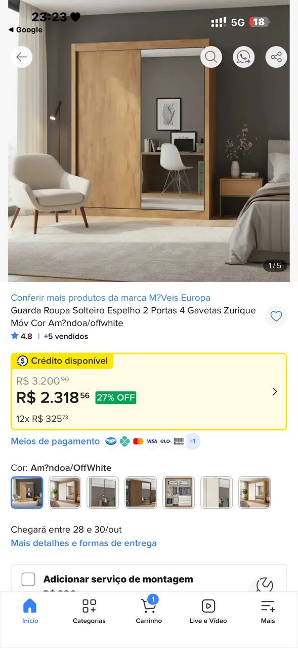 Guarda roupa 