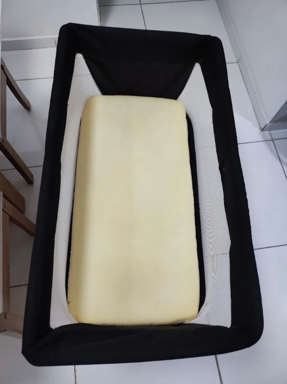 Mini berço portátil com colchão - Foto 3