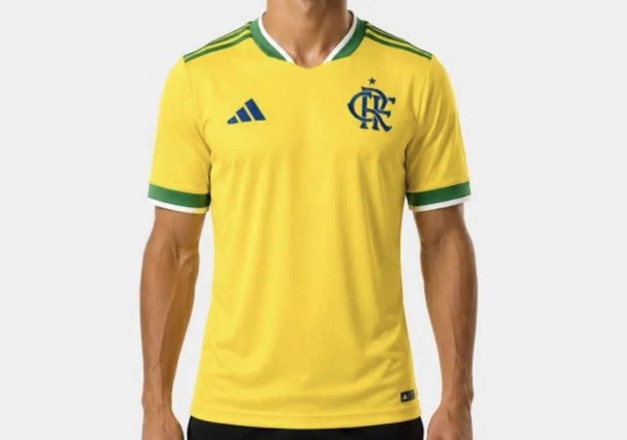 Camisa Flamengo amarela 2026
