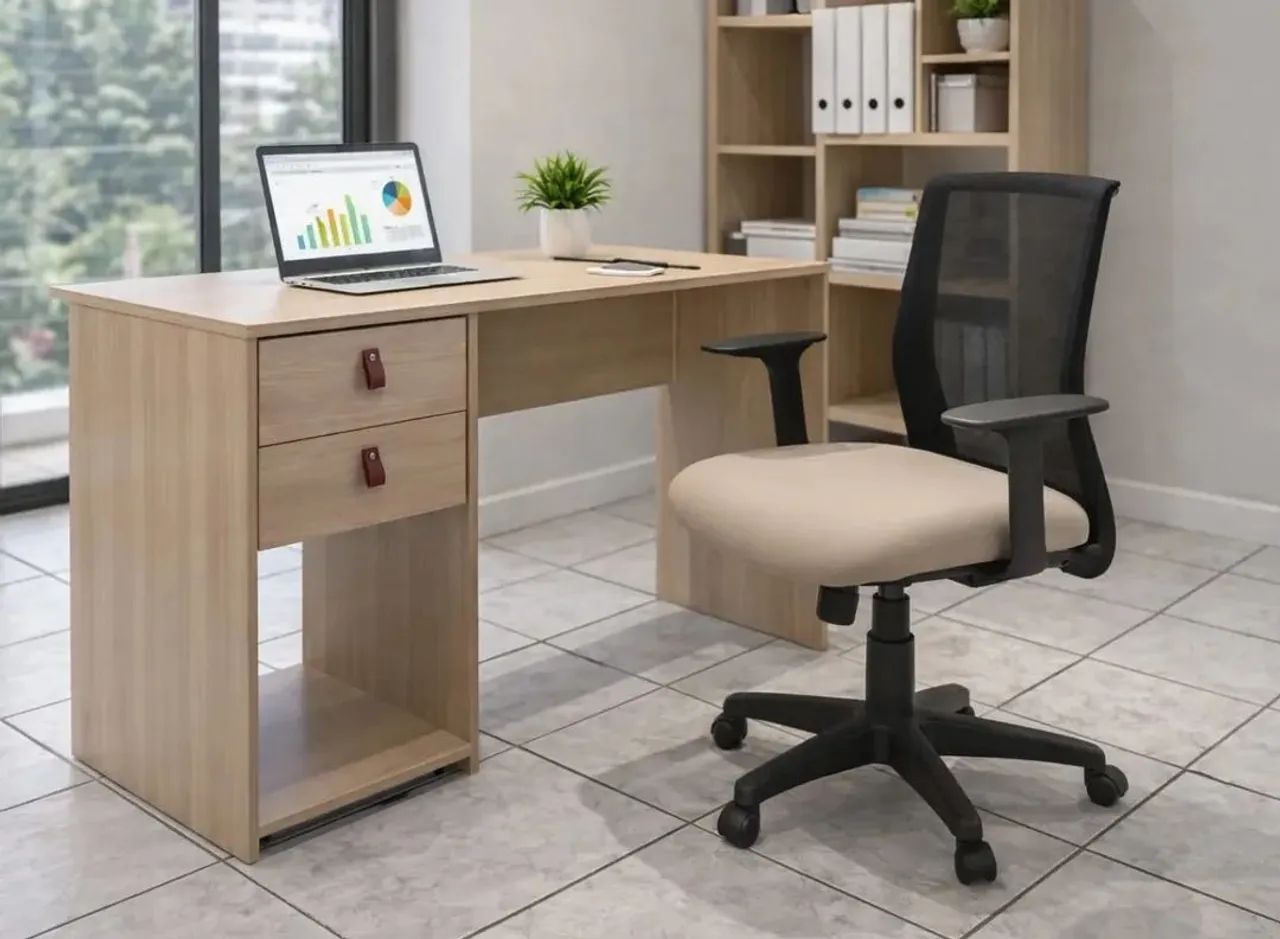 Mesa e cadeira para estudar 