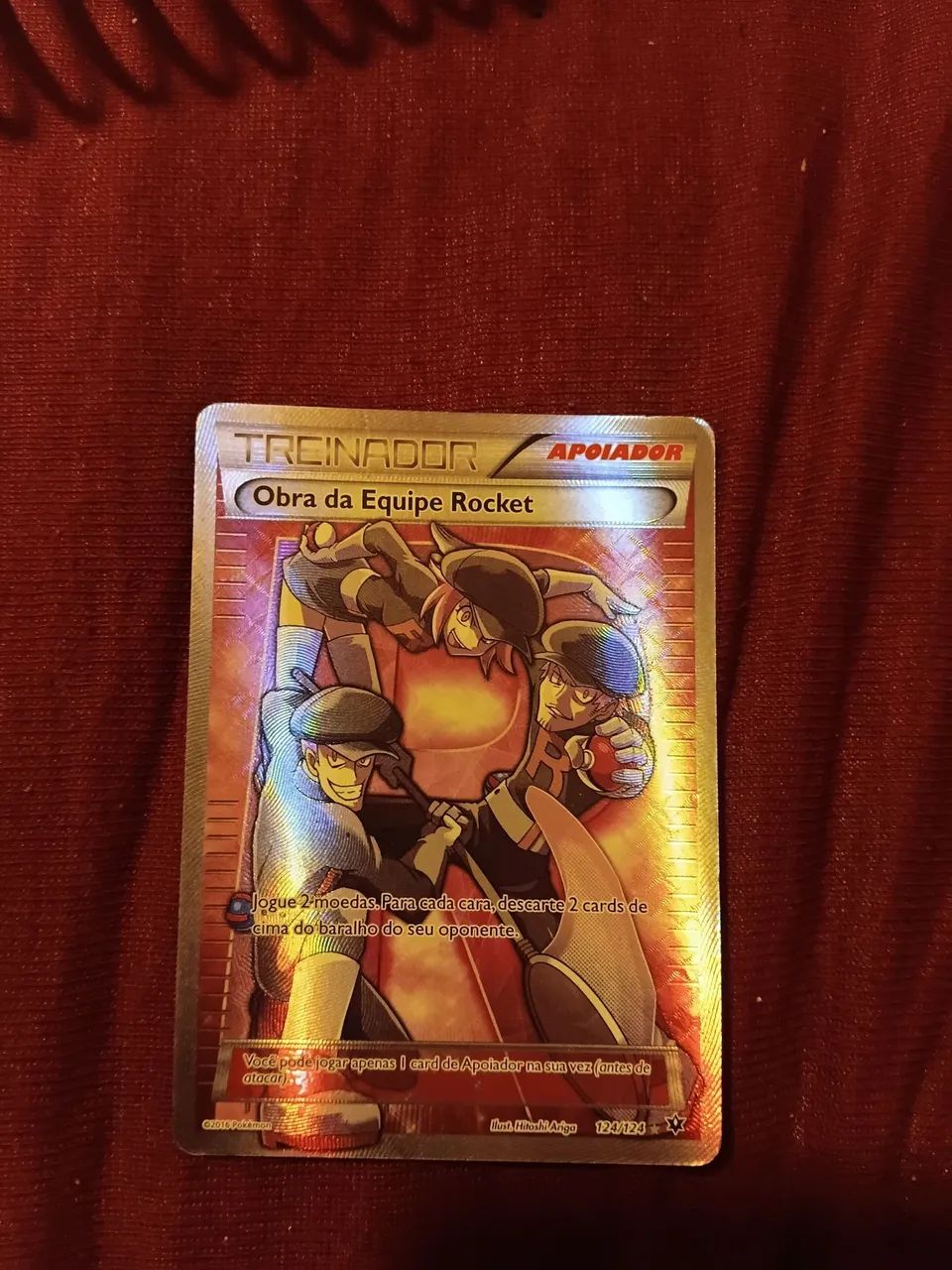 Carta pokemon obra da equipe rocket MP
