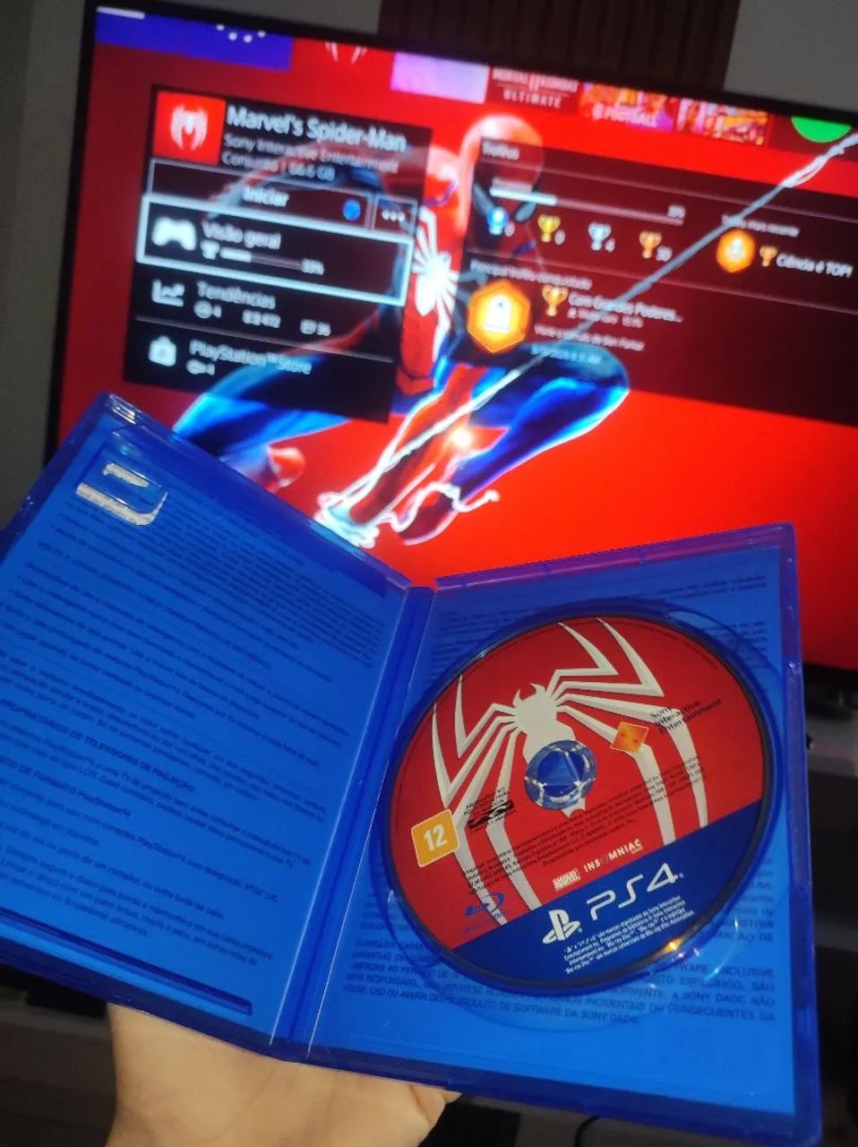 Marvels Spiderman PS4 (sem manual) - Foto 2
