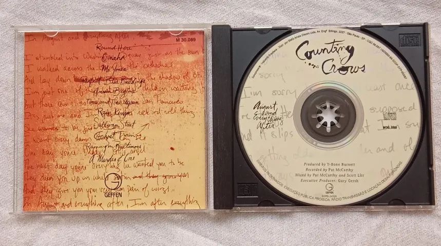 CD Counting Crows - August And Everything After (1993) - Foto 2