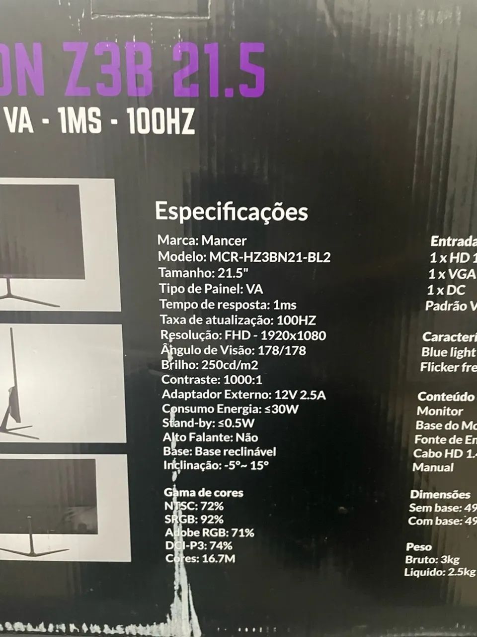 Monitor Mancer 21 pol  - Foto 5