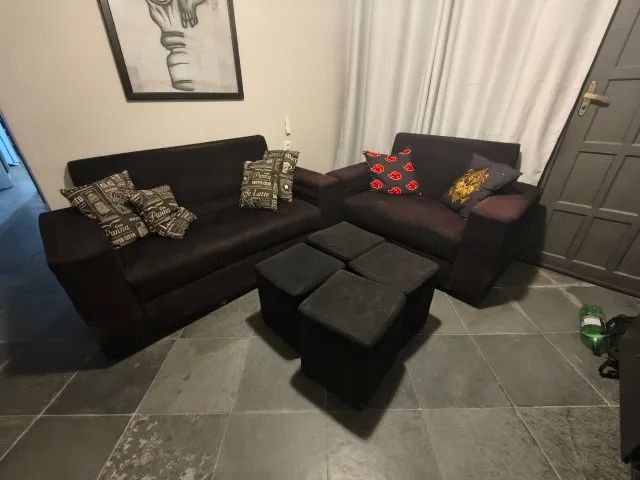 sofa com puff - Foto 5