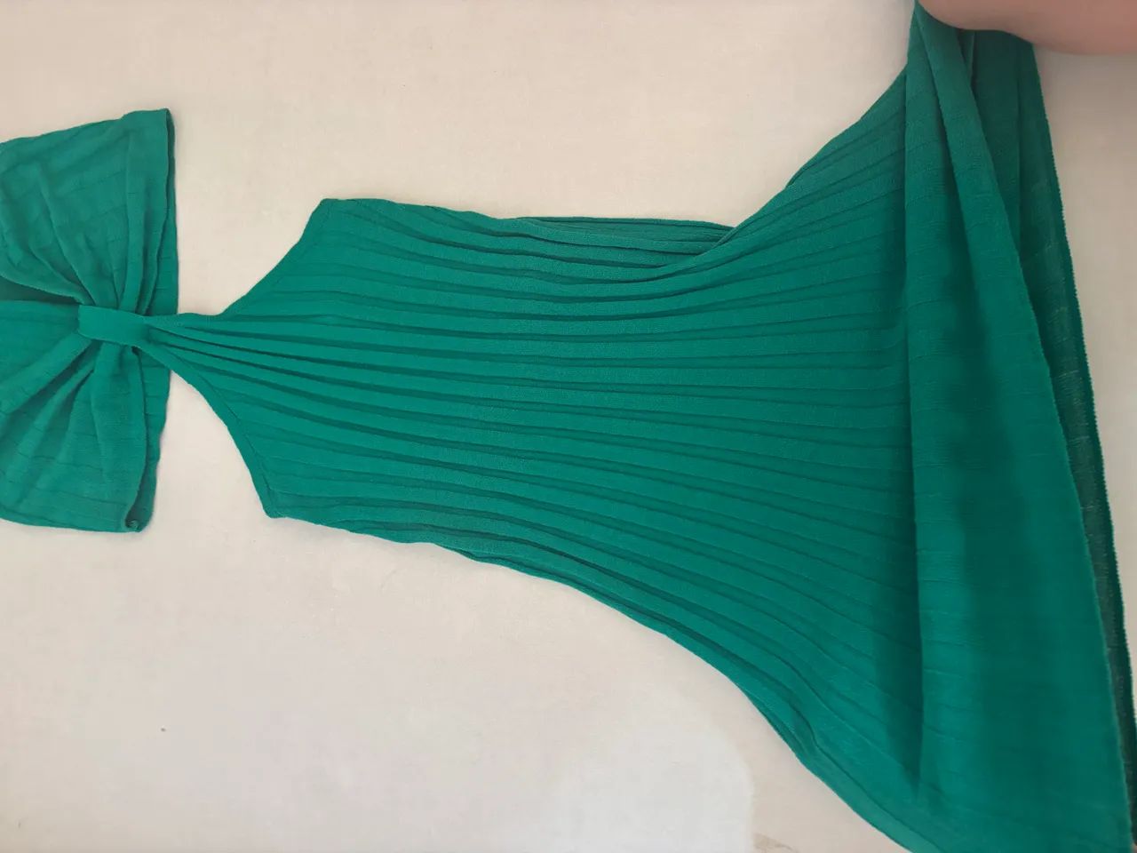 Vestido novo verde de tricot midi - Foto 4