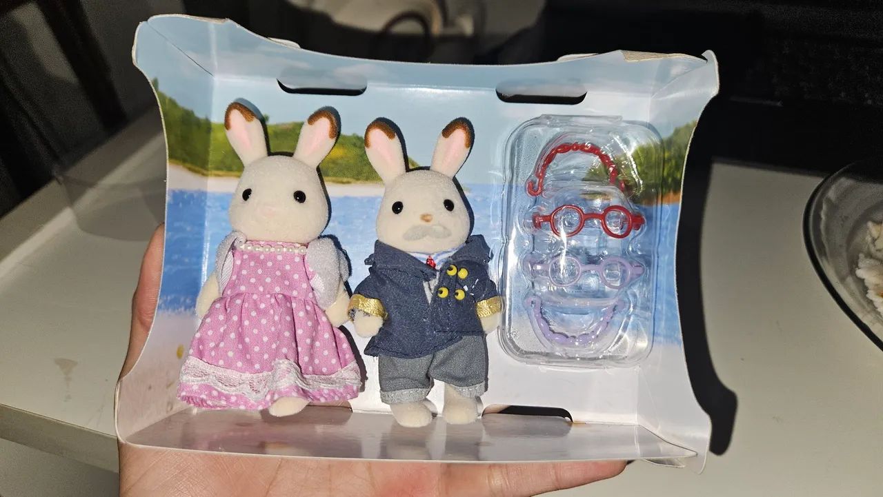 Vendo Sylvanian families avós coelho chocolate 