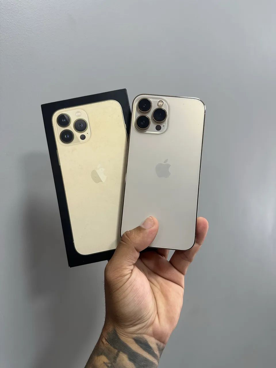 iPhone 13 Pro Max impecável com caixa todo original. - Celulares e