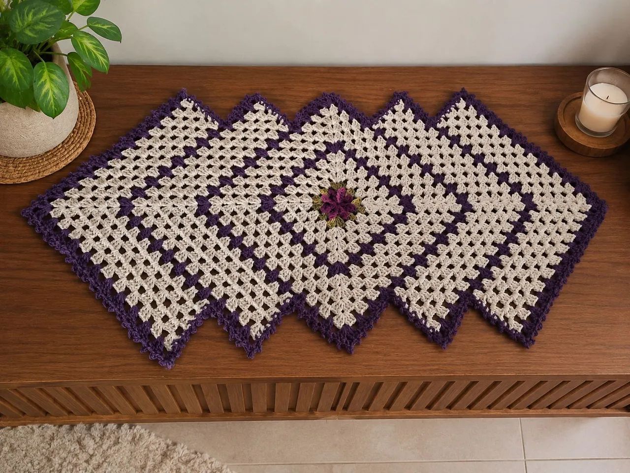 Tapete crochê  - Foto 4