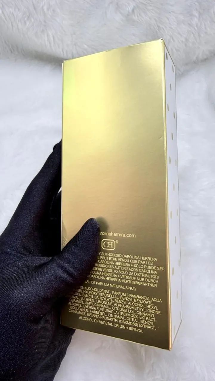 Carolina Herrera eau de perfume 100ml - somente experimentado  - Foto 3