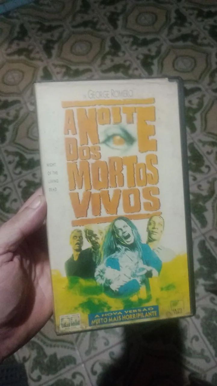 FITA VHS ORIGINAL A Noite dos Mortos-Vivos (George A. Romero) (Tom