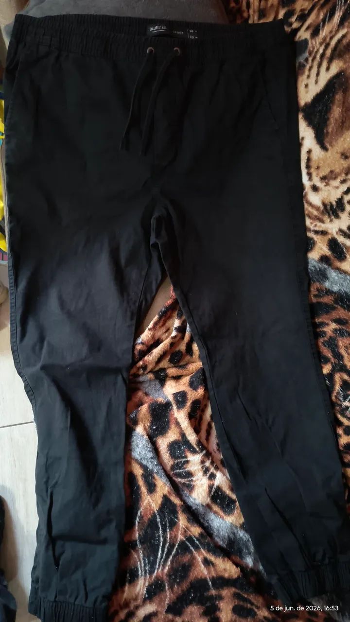 Calça Jogger blursterl GG XG ótimo estado bem larga 