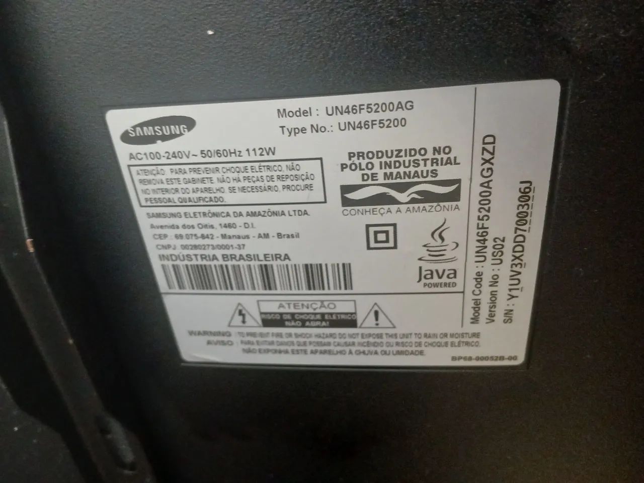 Televisão Samsung 46pl - Foto 2