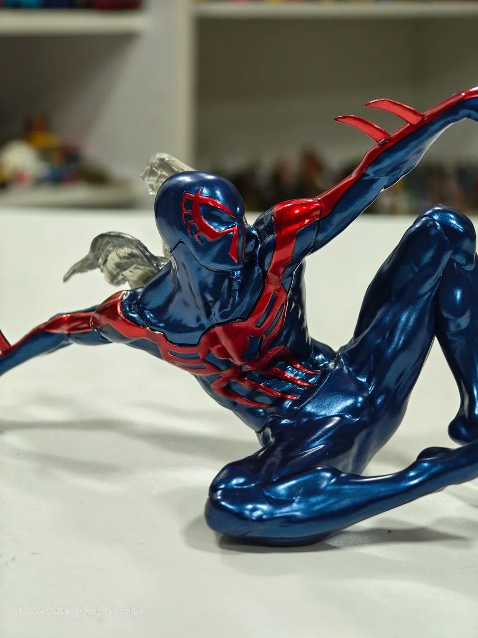 Action Figure Spider-man 2099 Marvel Act/cut Original Sega (Sem Base)  - Foto 2