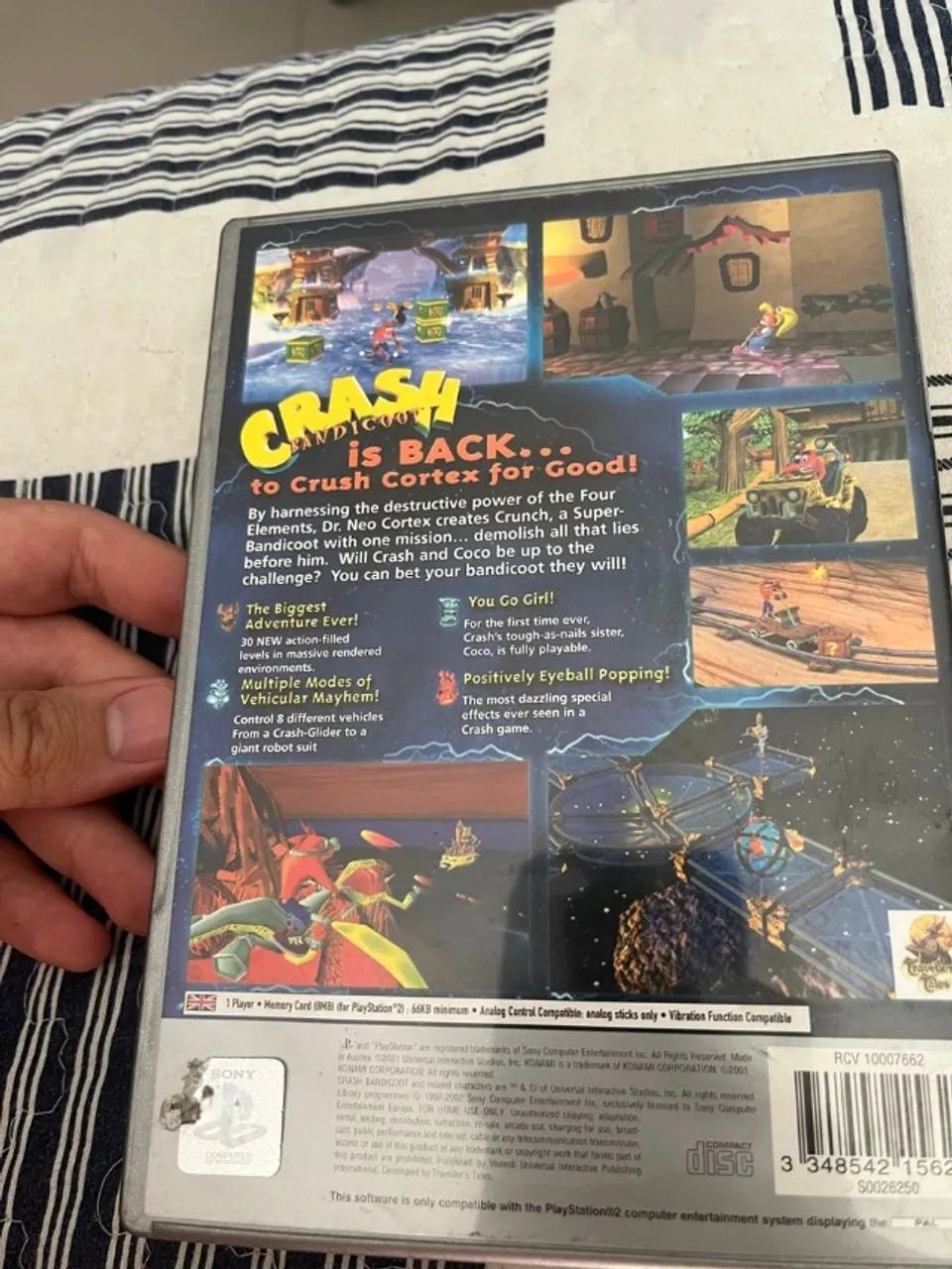 crash bandicoot ps2 raro original - Foto 2
