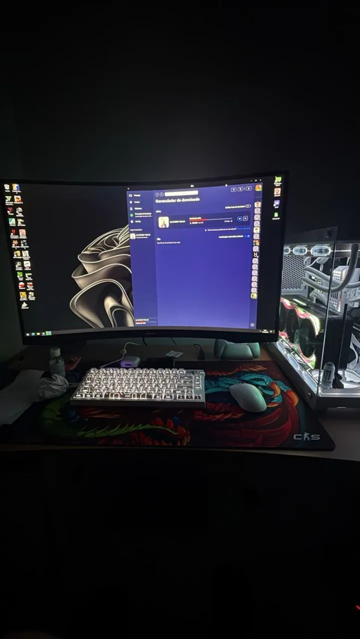 Monitor 32pol curvo QHD odyssey G5