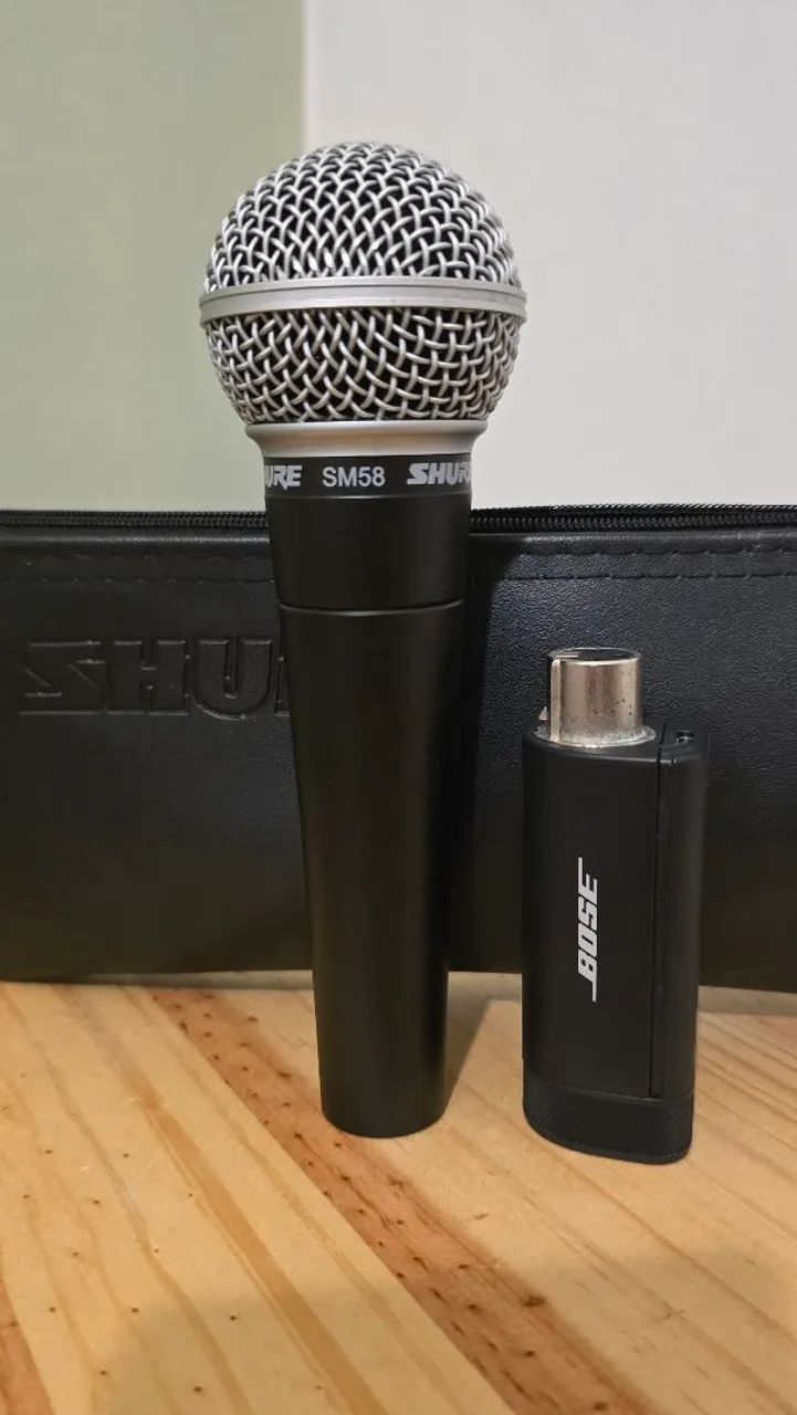 Bose S1 Pro+, Bag, Transmissor sem Fio Xlr Bose e Shure SM58 - Foto 5