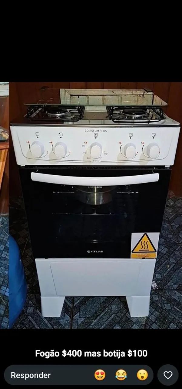 Fogão de 4 bocas bem conservado