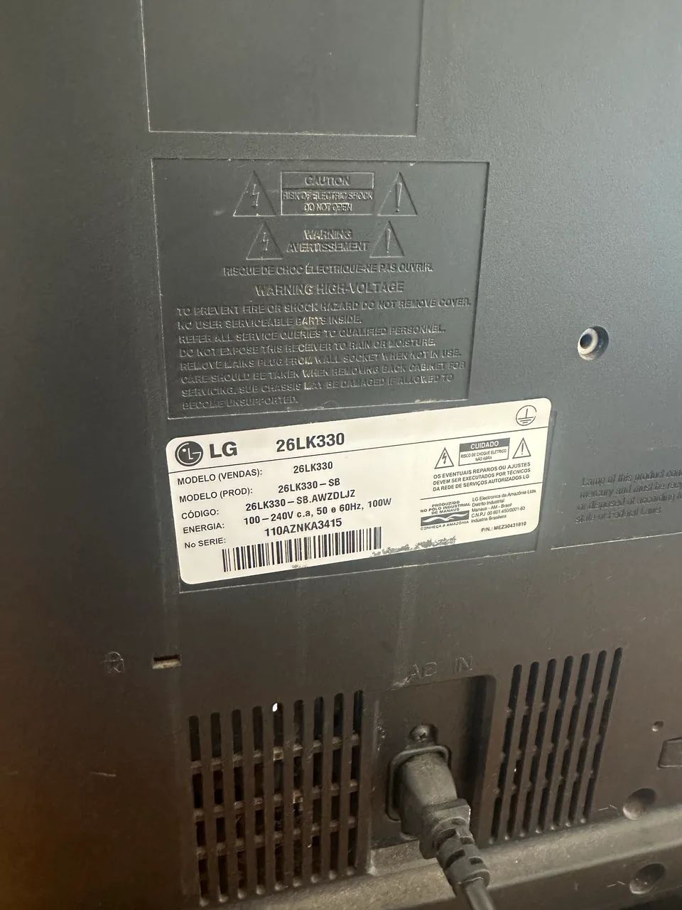 Televisão Monitor LG 26 polegadas  - Foto 2