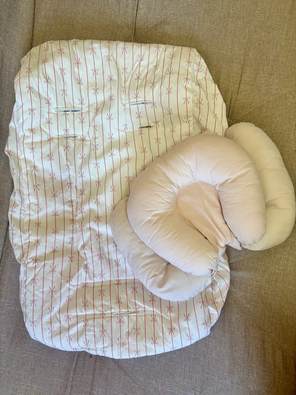 Kit capa e redutor para bebê conforto 