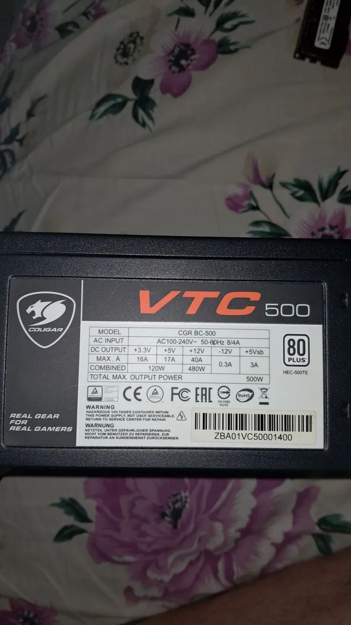 Fonte 500w 80 plus bronze - Foto 2