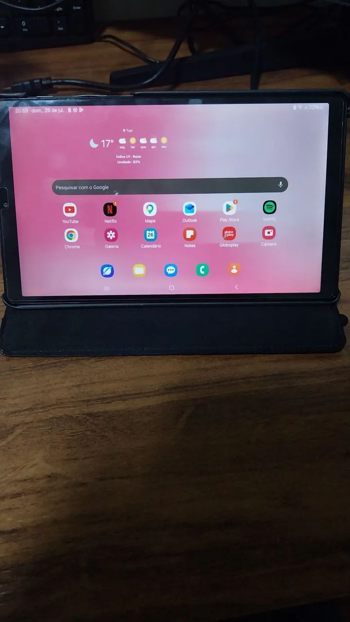 Galaxy Tab A7 lite 32 GB parcelo no cartão