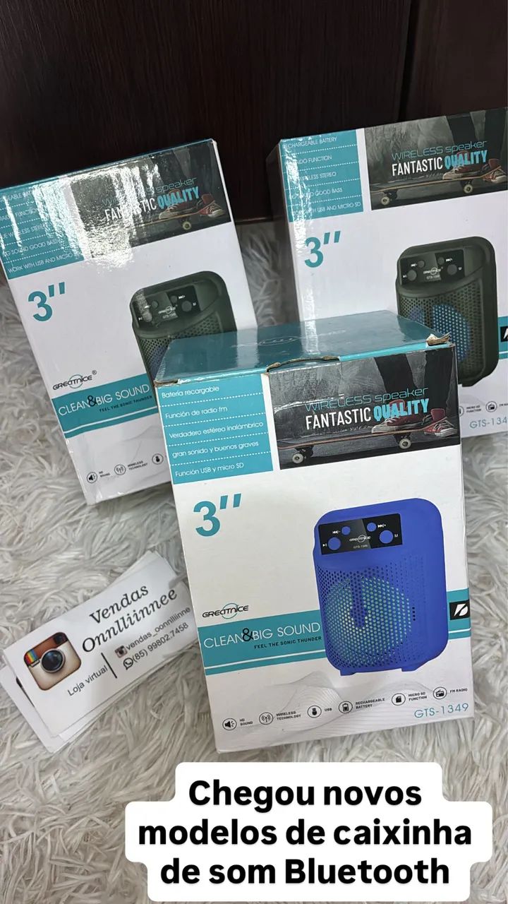 Caixinha de som Bluetooth  - Foto 3