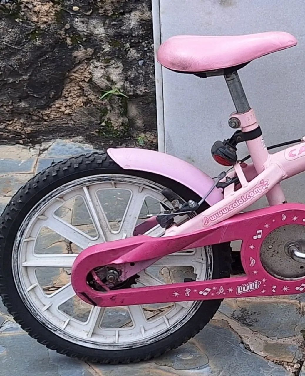 Bicicleta Caloi Lully Aro 16 Rosa - Foto 2