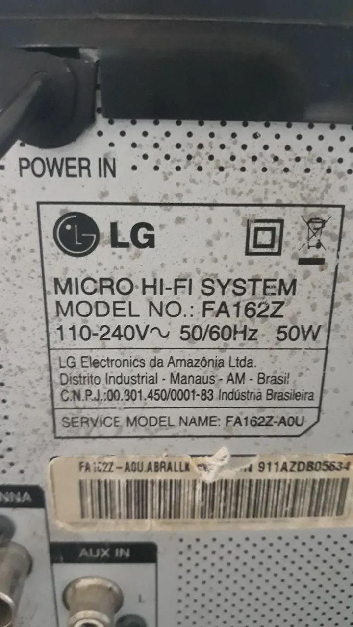 Micro HI-FI system LG FA162Z - Foto 5