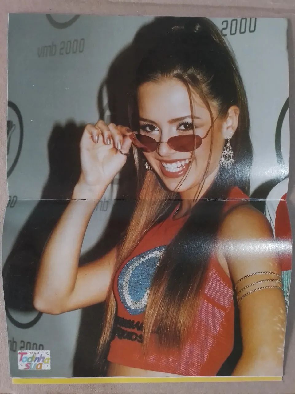Revistas Pôster Sandy e Júnior e Brad Pitt  - Foto 4