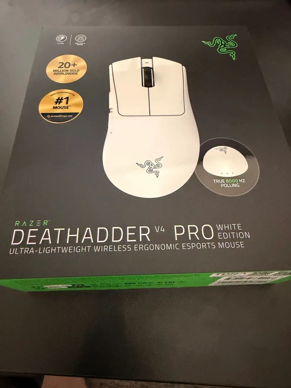 RAZER DeathAdder V4 - PRO (WHITE)