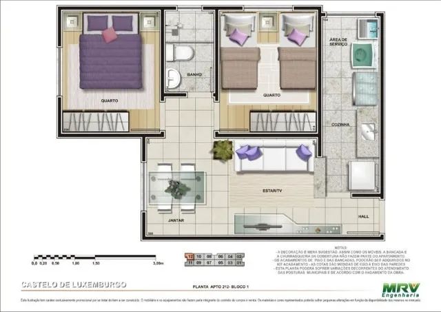 Apartamento MOBILIADO próximo a UFMS  - Foto 2