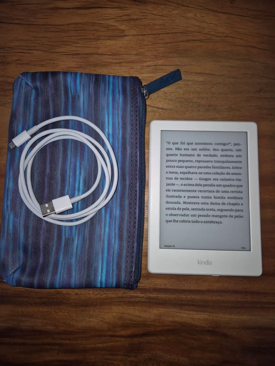 Kindle 8 Geração. Estojo e cabo - Foto 3