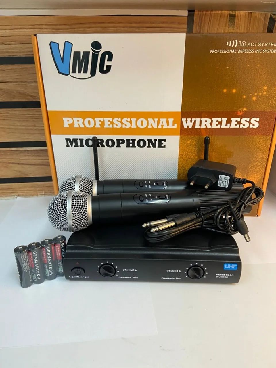 Microfone Sem Fio com Receptor PWM Vmic - Foto 4