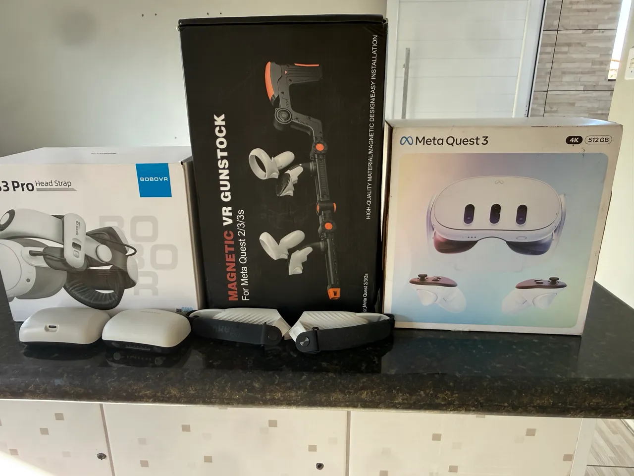META QUEST 3 512GB + KIT PREMIUM COMPLETO - IMPECÁVEL - Notebooks