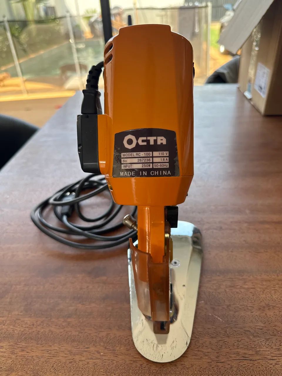 Máquina de Cortar Tecido Disco 4 Polegadas OCTA - Foto 2