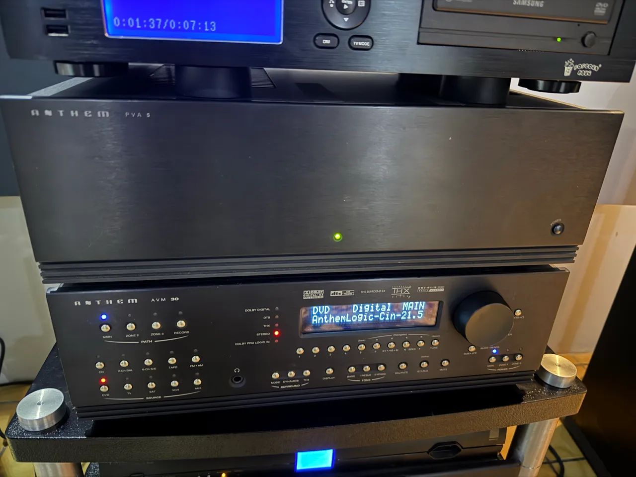 Anthem AVM 30 e PVA 5 processador e Power High End   - Foto 6