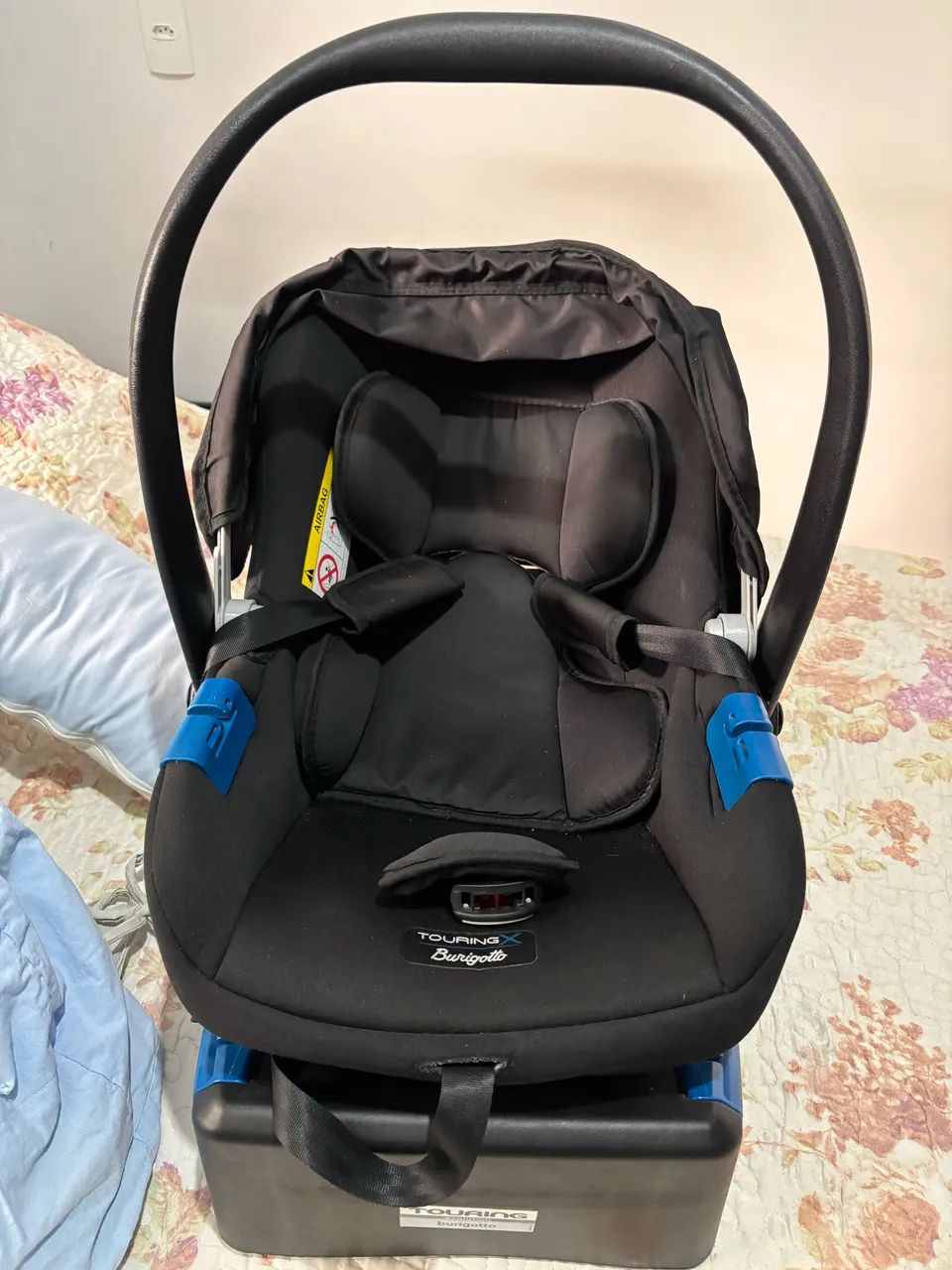 Bebê conforto com base para carro + almofada e capa - Foto 4