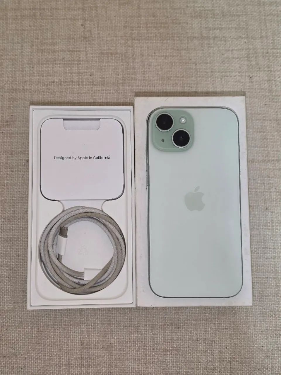 iPhone 15 128GB Verde (Anatel) - Bateria 90% - Excelente Estado  - Foto 2