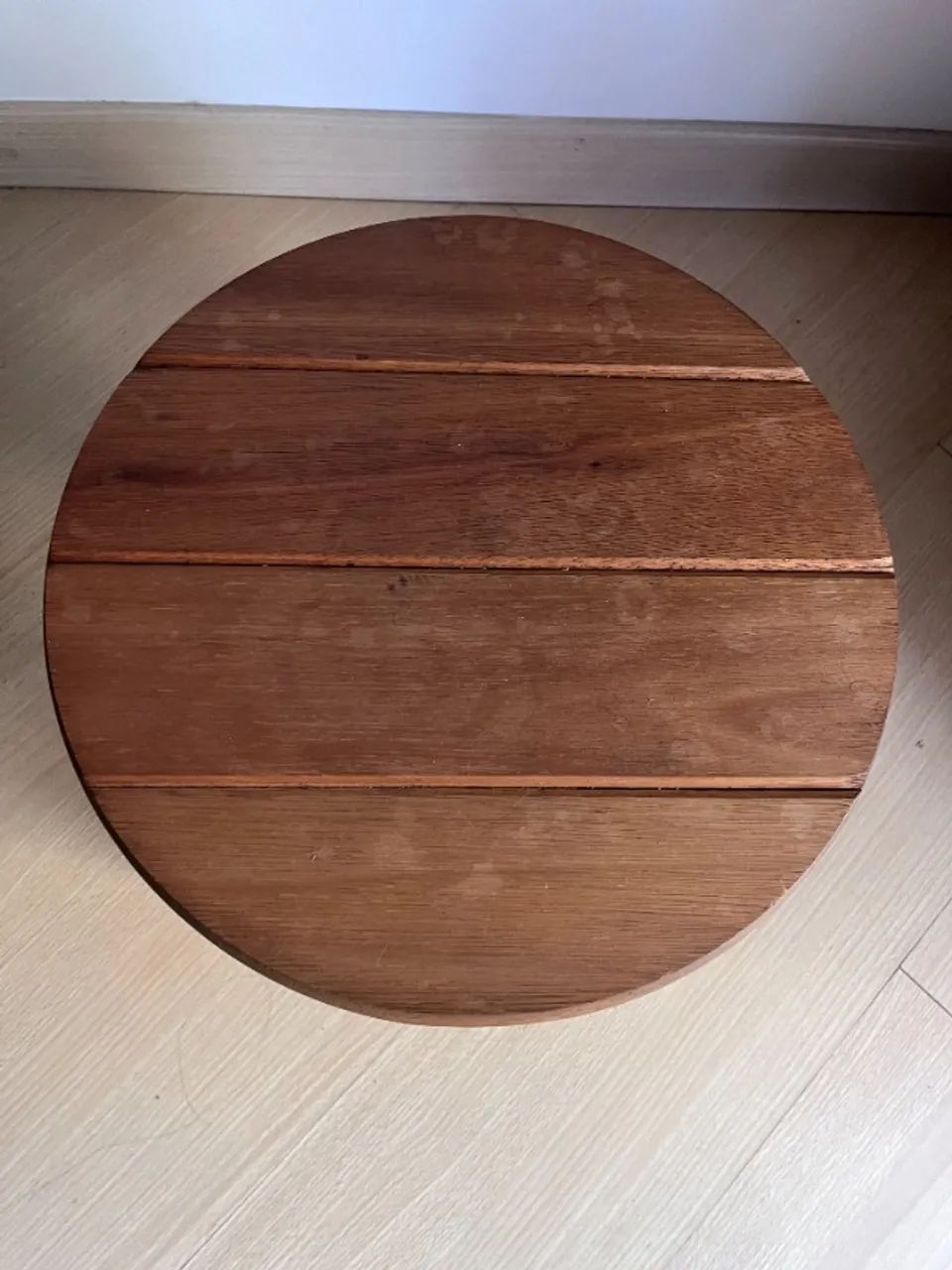 Banqueta Baixa em Madeira 27 cm  - Foto 4