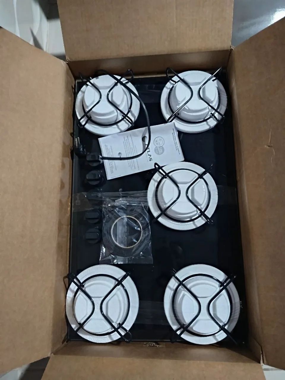 Fogão Cooktop cinco bocas